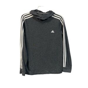 Adidas Dark Gray Lightweight Hoodie Size Large